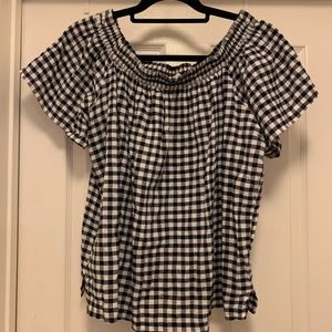 Loft Gingham Blouse